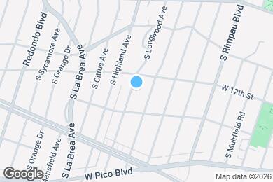 Map image of the property - 1226 S Longwood Ave