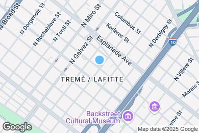 Map image of the property - 1201 N Prieur St