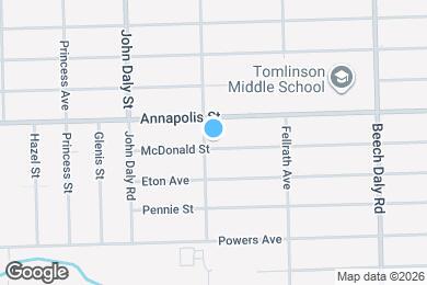 Map image of the property - 26274 McDonald St