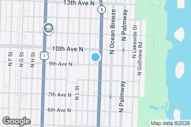 Map image of the property - 901 N Federal Hwy