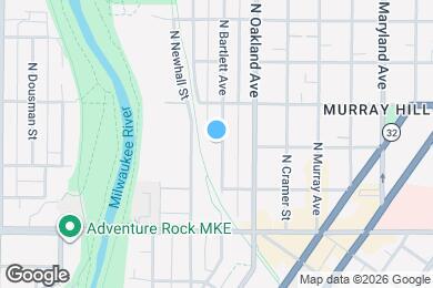 Map image of the property - 2443 N Bartlett Ave