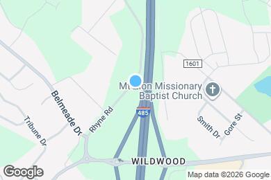 Map image of the property - 1115 Rhyne Rd