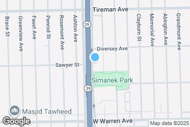 Map image of the property - 7464 Southfield Fwy