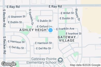 Map image of the property - 4323 E Ivanhoe St