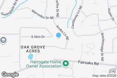 Map image of the property - 2032 S Akin Dr