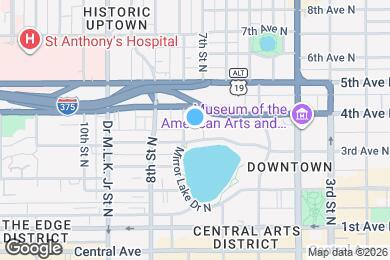 Map image of the property - 701 Mirror Lake Dr N