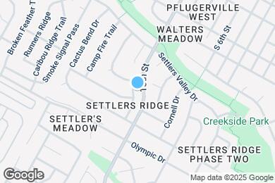 Map image of the property - 705 Canyon Bend Rd