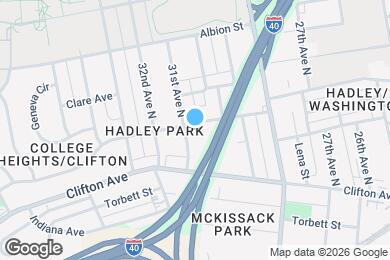 Map image of the property - 3013 Batavia St