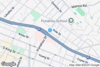 Map image of the property - 1415 Punahou St
