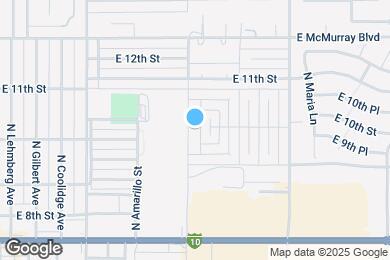 Map image of the property - 928 N Pueblo Dr