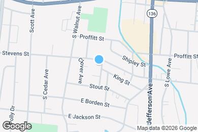 Map image of the property - 305 Lane Ave