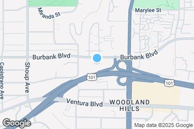 Map image of the property - 22100 Burbank Blvd