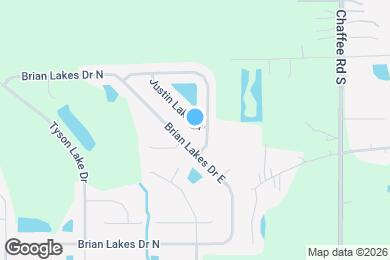 Map image of the property - 2300 Justin Lake Dr