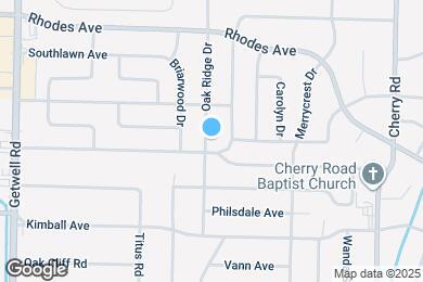 Map image of the property - 1336 Oak Ridge Dr