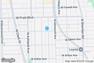Map image of the property - 1441 W North Shore Ave