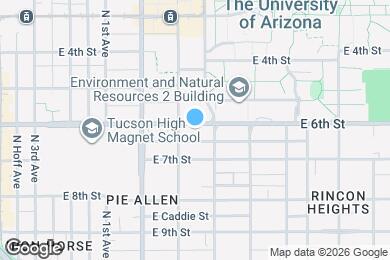 Map image of the property - 918 E 6th St