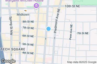 Map image of the property - 850 Piedmont Ave NE