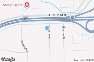 Map image of the property - 1036 Forest Ave