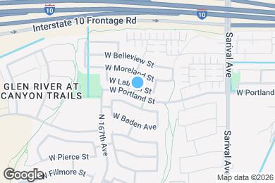 Map image of the property - 16585 W Latham St