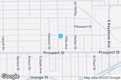 Map image of the property - 1015 S Randolph St