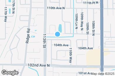 Map image of the property - 11151 105th Ave N