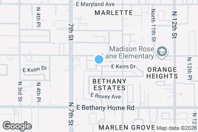 Map image of the property - 6136 N 9th St