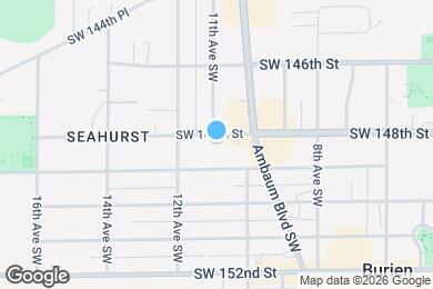 Map image of the property - 1033 SW 148th St