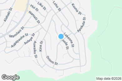 Map image of the property - 1132 Mapuana St