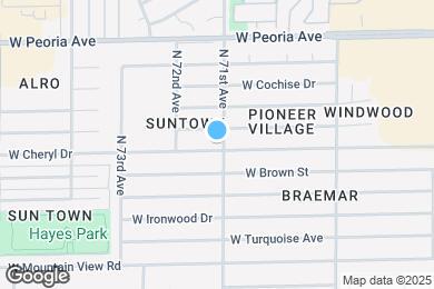 Map image of the property - 7100 W Cheryl Dr