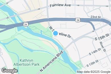 Map image of the property - River Walk Apartments