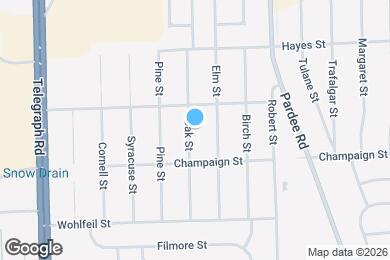 Map image of the property - 8075 Oak St