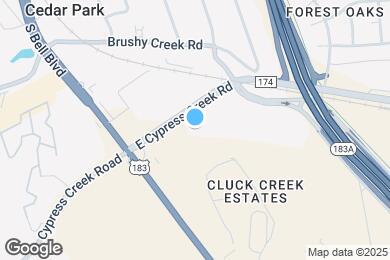 Map image of the property - Cedar Park Townhomes- Income Restricted