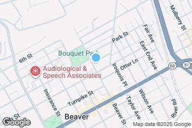 Map image of the property - 424 Beaver St