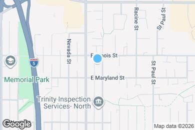 Map image of the property - 2823 Pacific St