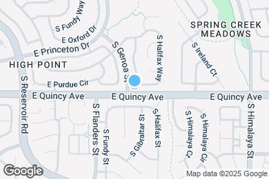 Map image of the property - 4290 S Halifax Way