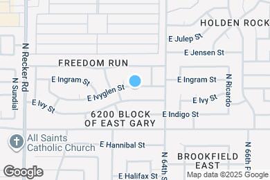 Map image of the property - 6309 E Ivyglen St