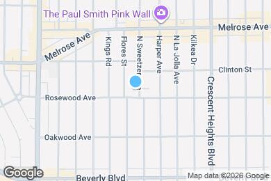 Map image of the property - 515 N Sweetzer Ave
