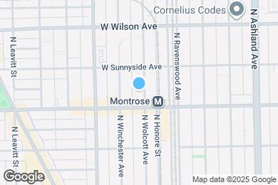 Map image of the property - 4418 N Wolcott Ave
