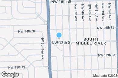 Map image of the property - 1312 NW 8th Ave