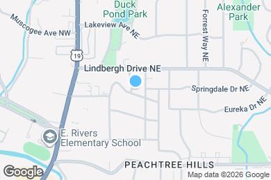 Map image of the property - 4 East Dr