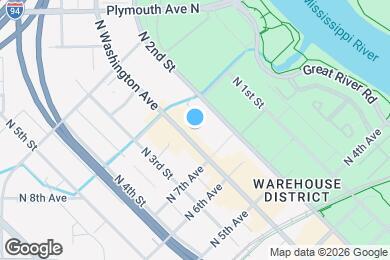 Map image of the property - 718 N Washington Ave