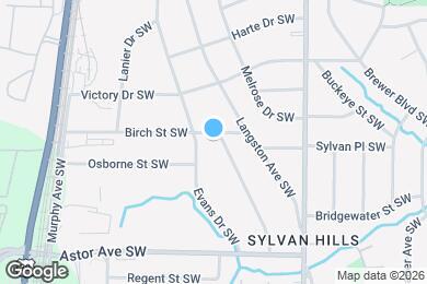 Map image of the property - 1028 Birch St SW