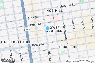 Map image of the property - 1038-1098 Larkin St