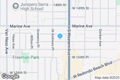 Map image of the property - 1835 W 153rd St