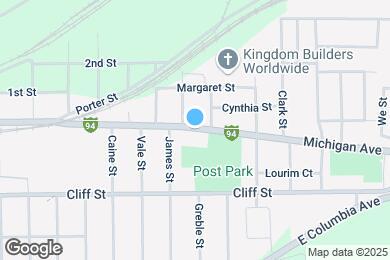 Map image of the property - 744 E Michigan Ave
