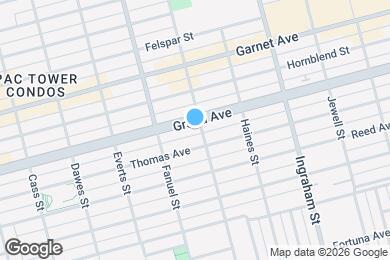 Map image of the property - 1371 Grand Ave