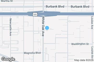 Map image of the property - 5350 White Oak Ave