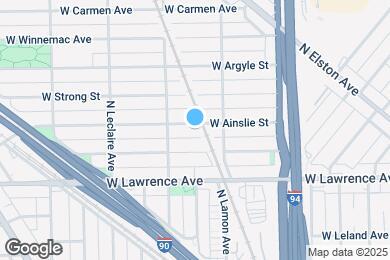 Map image of the property - 4931 W Ainslie St
