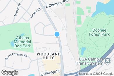 Map image of the property - 2012 S Milledge Ave