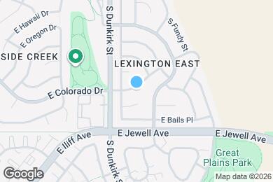 Map image of the property - 19420 E Colorado Dr